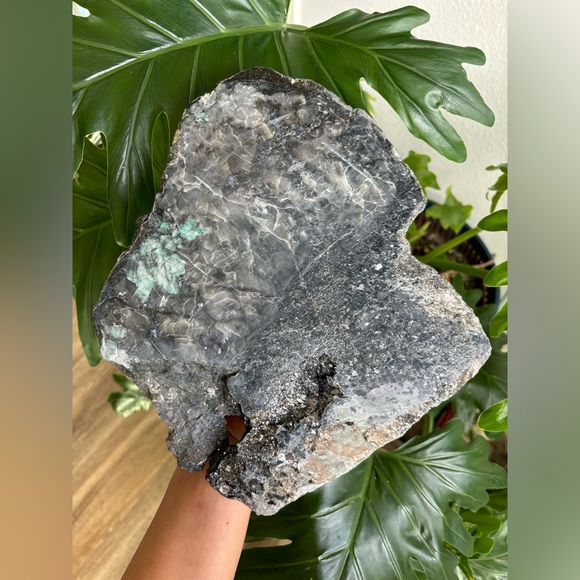 Other - Emerald Slab with black Tourmaline